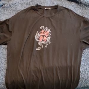 Oversized black shirt SHEIN